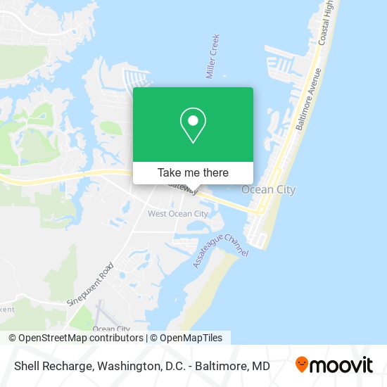 Shell Recharge map