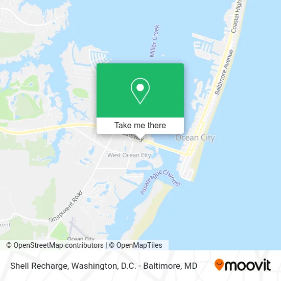 Shell Recharge map