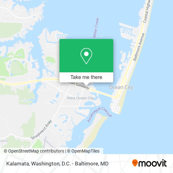 Kalamata map