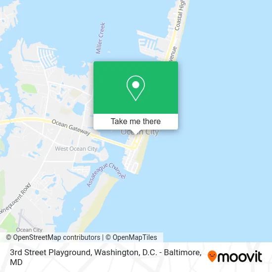 3rd Street Playground map