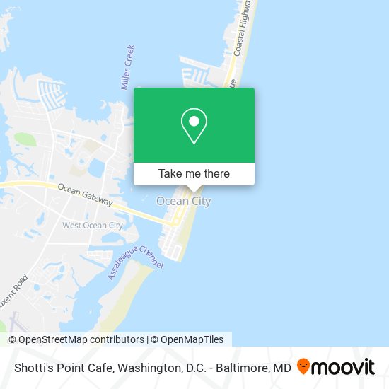 Shotti's Point Cafe map