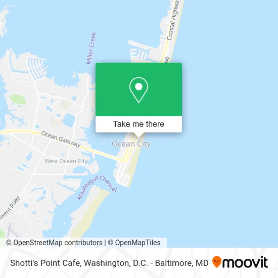 Shotti's Point Cafe map