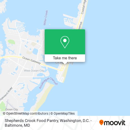Shepherds Crook Food Pantry map