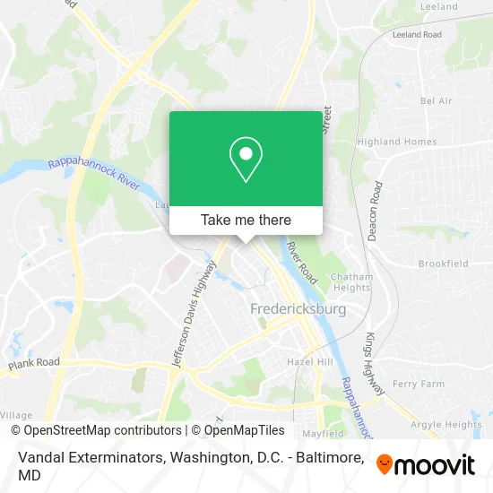 Vandal Exterminators map