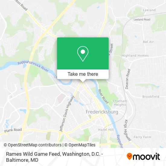 Mapa de Rames Wild Game Feed