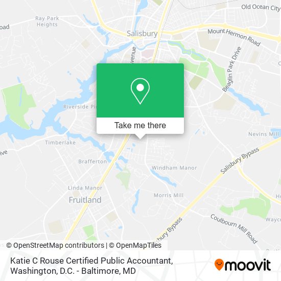 Katie C Rouse Certified Public Accountant map