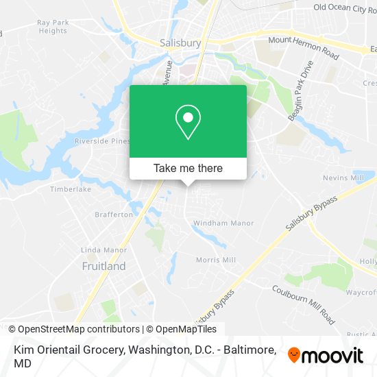 Kim Orientail Grocery map