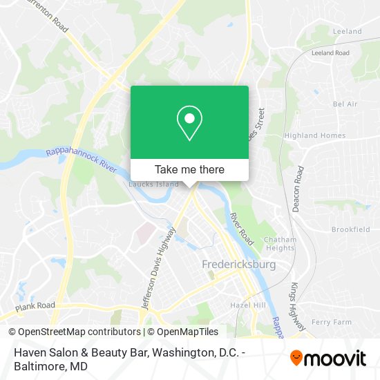Haven Salon & Beauty Bar map