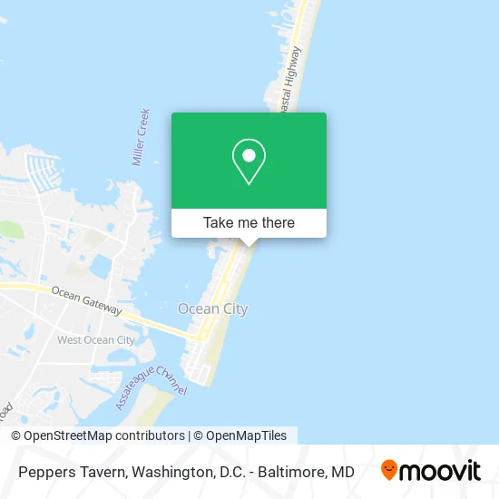 Peppers Tavern map