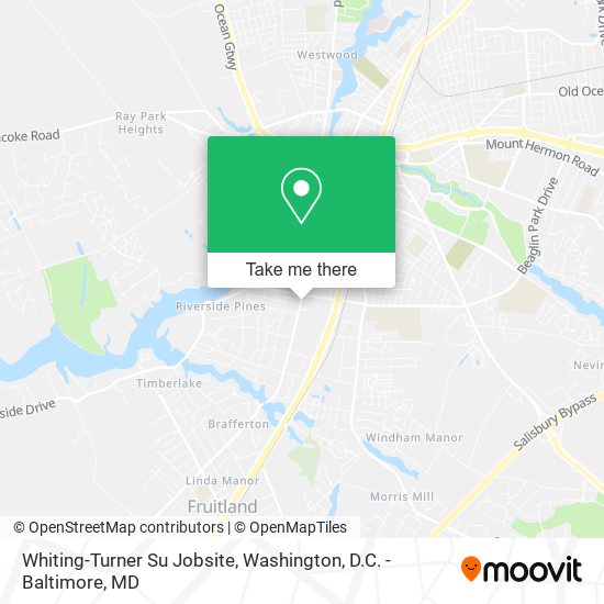 Whiting-Turner Su Jobsite map