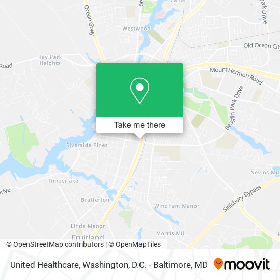 United Healthcare map