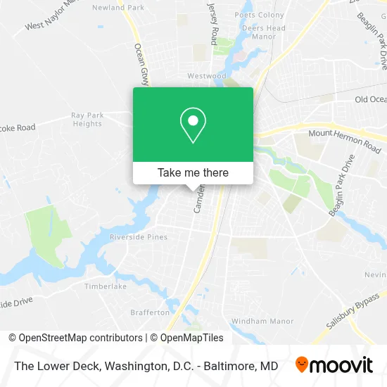 The Lower Deck map