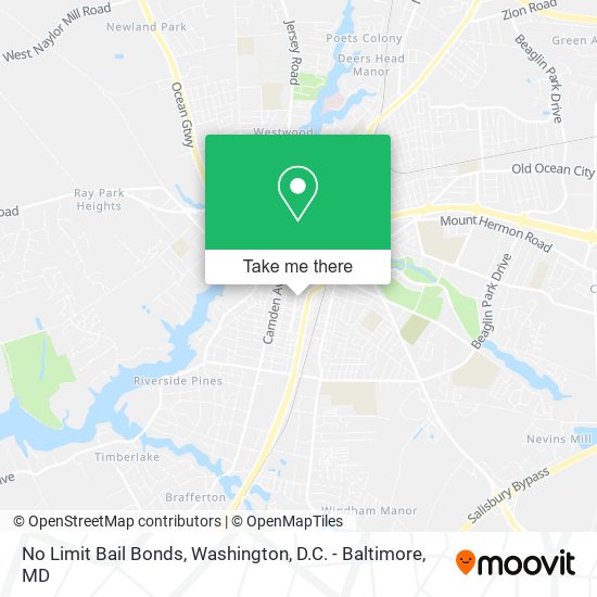 Mapa de No Limit Bail Bonds