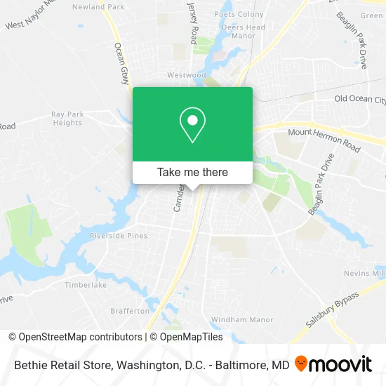 Bethie Retail Store map