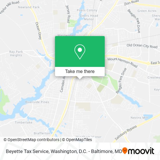 Mapa de Beyette Tax Service