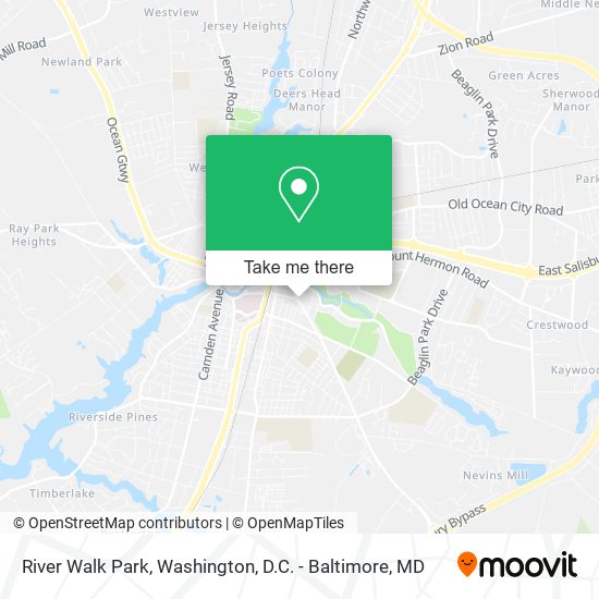 River Walk Park map