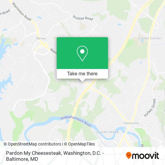 Mapa de Pardon My Cheesesteak