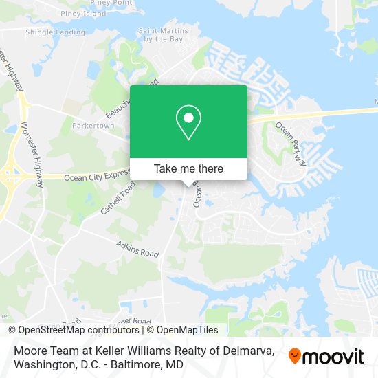 ¿Cómo llegar a Moore Team at Keller Williams Realty of Delmarva en