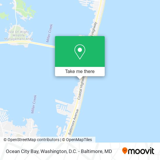 Ocean City Bay map