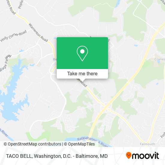 Mapa de TACO BELL