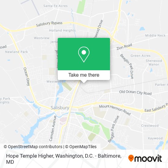 Mapa de Hope Temple Higher