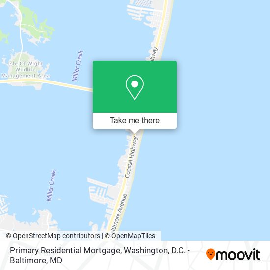 Mapa de Primary Residential Mortgage