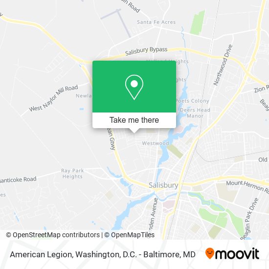 American Legion map