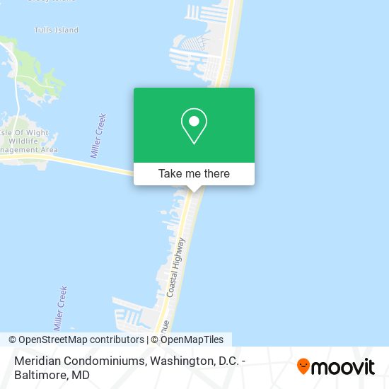Meridian Condominiums map