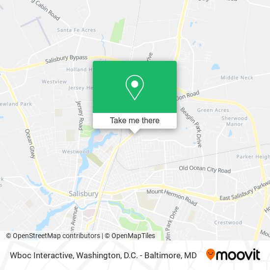 Mapa de Wboc Interactive