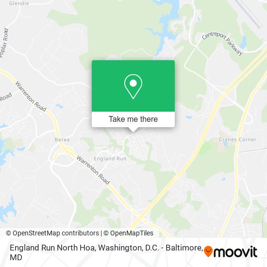 Mapa de England Run North Hoa