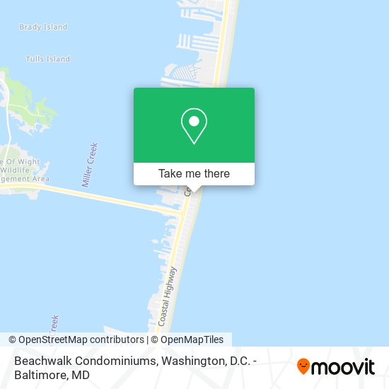 Beachwalk Condominiums map