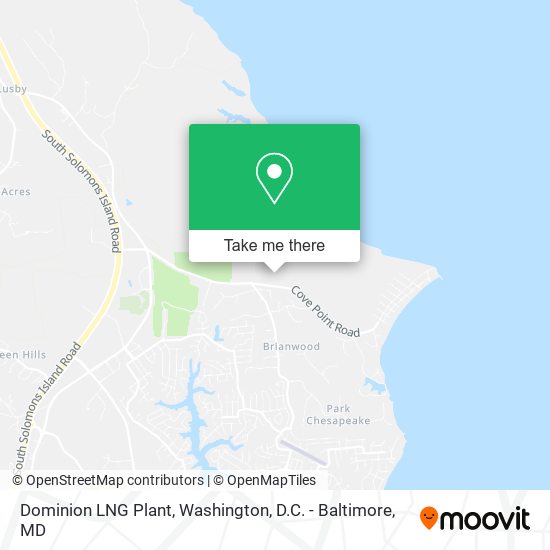 Mapa de Dominion LNG Plant