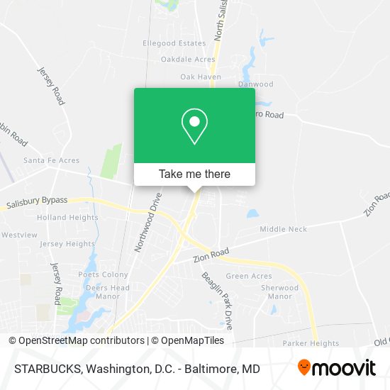 STARBUCKS map