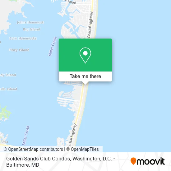 Golden Sands Club Condos map