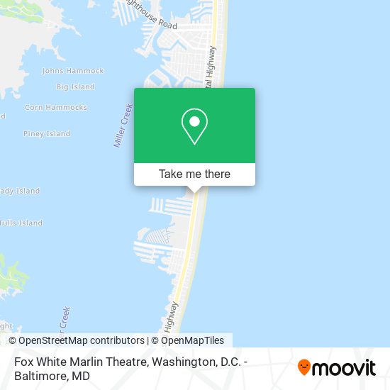 Fox White Marlin Theatre map