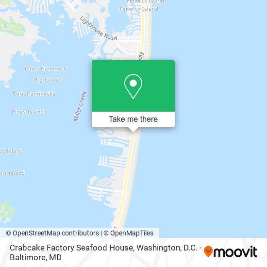 Crabcake Factory Seafood House map