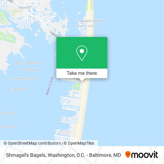 Shmagel's Bagels map