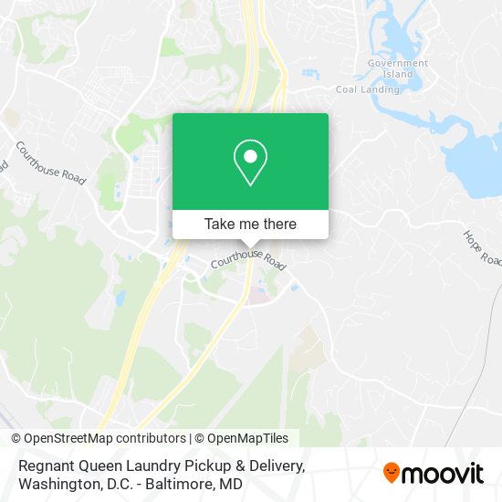 Regnant Queen Laundry Pickup & Delivery map