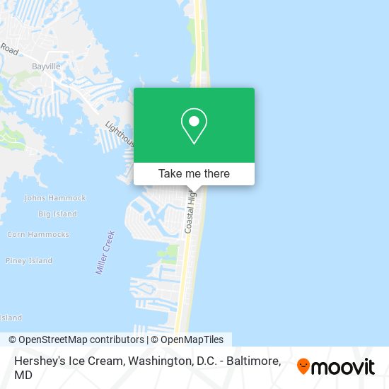 Hershey's Ice Cream map