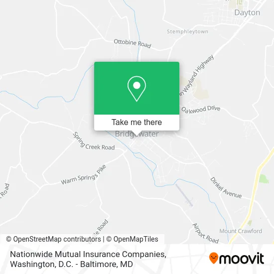 Nationwide Mutual Insurance Companies map