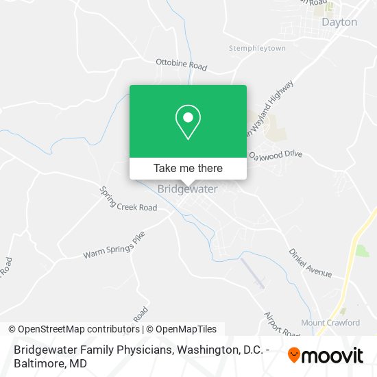 Mapa de Bridgewater Family Physicians