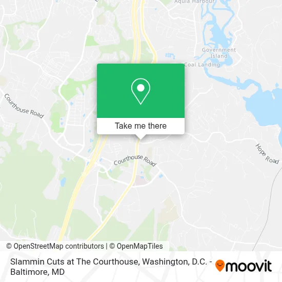 Slammin Cuts at The Courthouse map