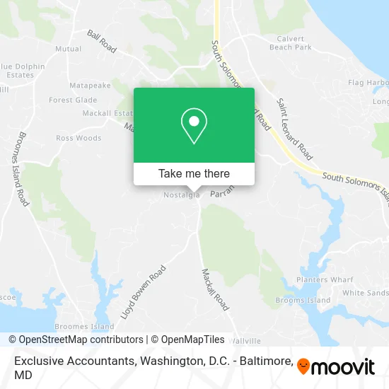 Exclusive Accountants map