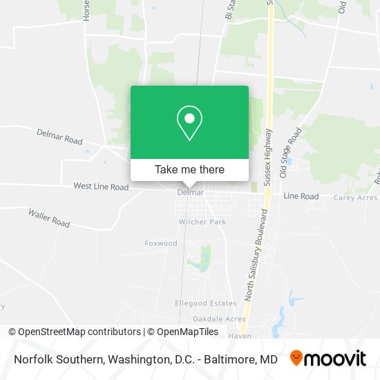 Norfolk Southern map