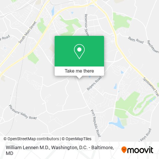 William Lennen M.D. map