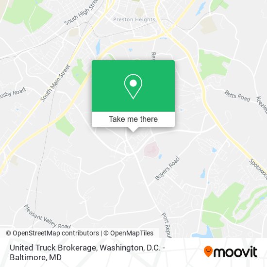 United Truck Brokerage map