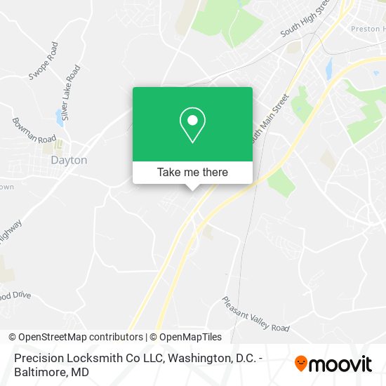 Precision Locksmith Co LLC map