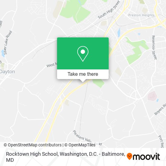Mapa de Rocktown High School