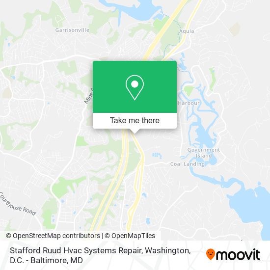 Mapa de Stafford Ruud Hvac Systems Repair