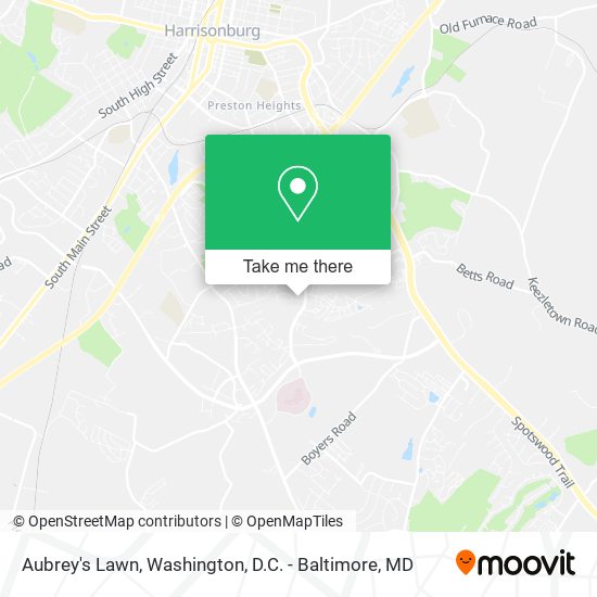 Aubrey's Lawn map